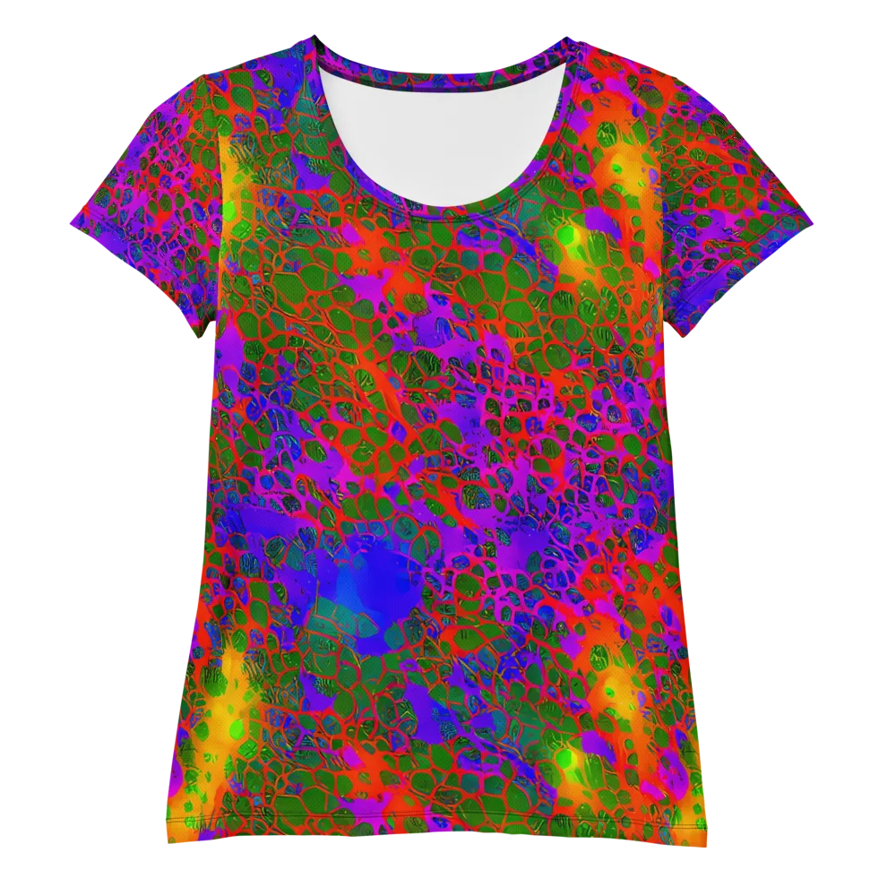 Acid Canopy on Women's Athletic T-Shirt — Front