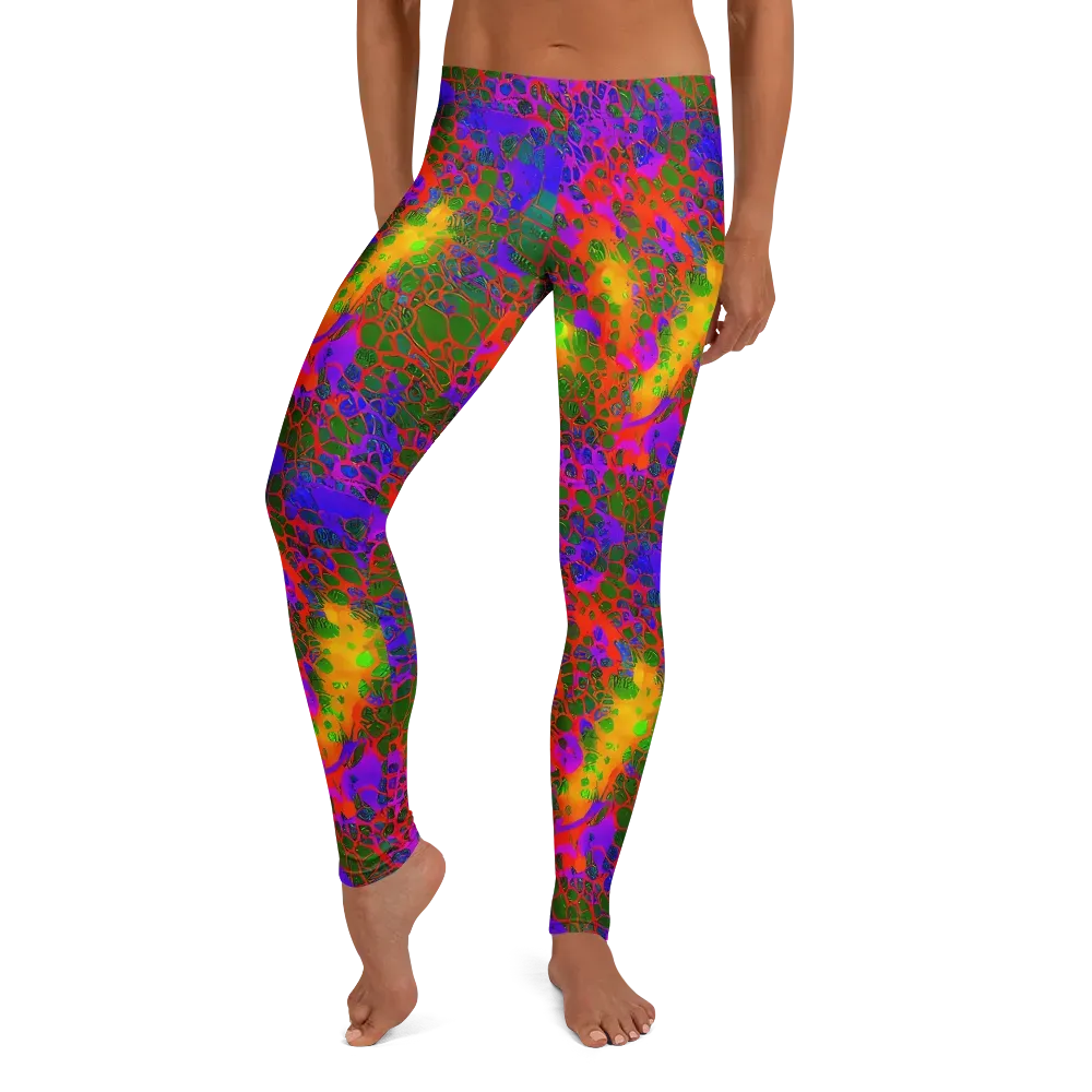Acid Canopy on Leggings — Front