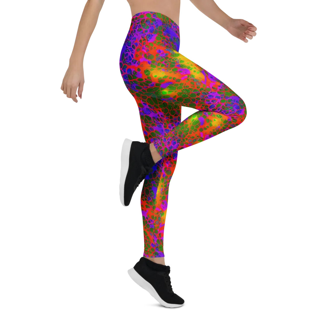 Acid Canopy on Leggings — Right