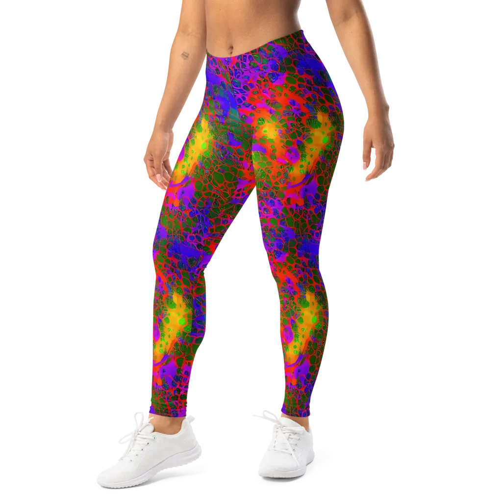 Acid Canopy on Leggings — Left Front