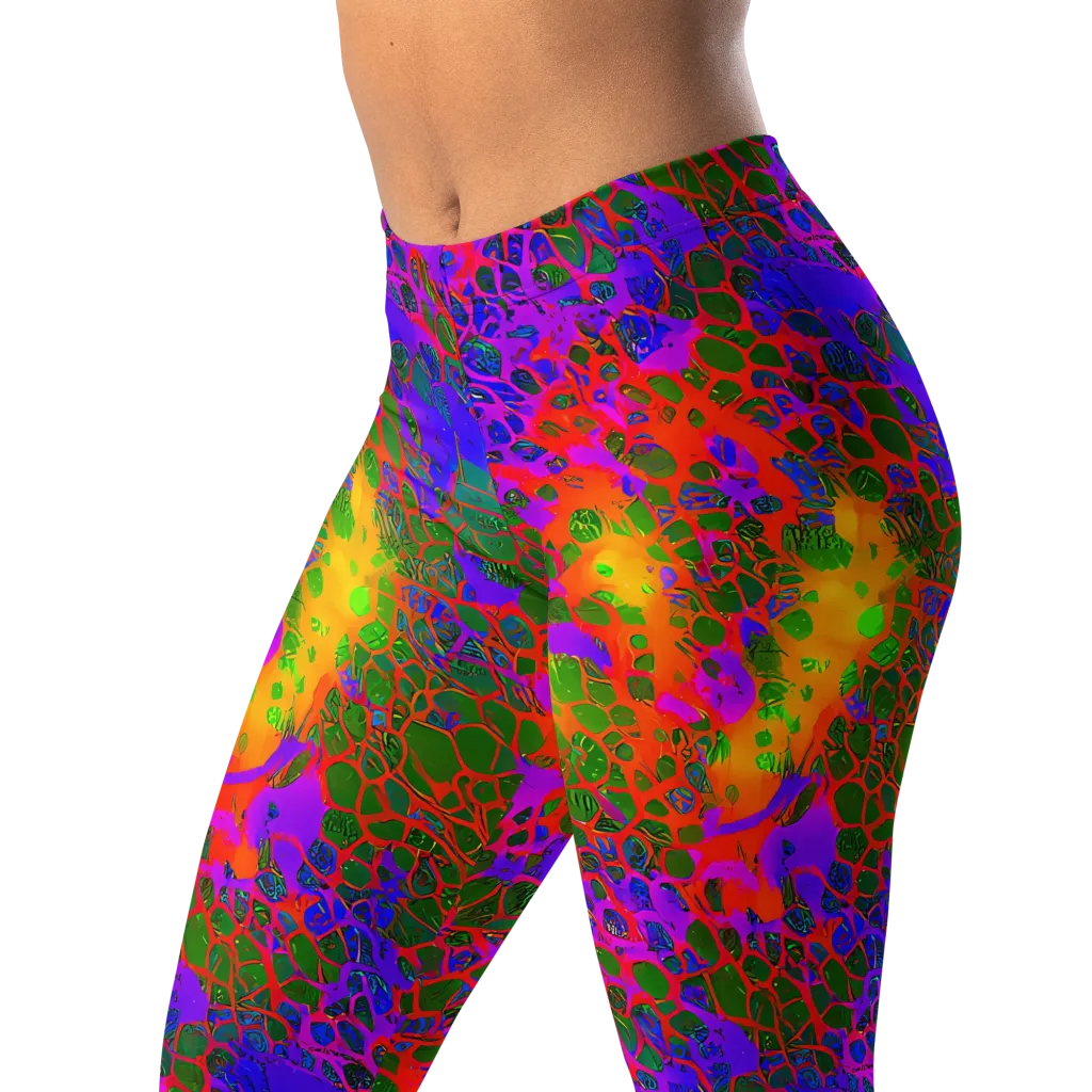 Acid Canopy on Leggings — Left Front