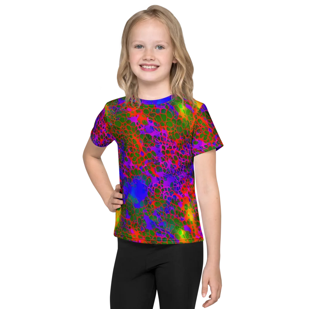 Acid Canopy on Kids Crew Neck T-Shirt — Front