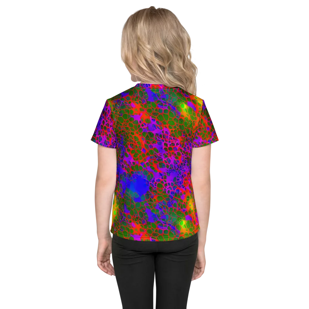 Acid Canopy on Kids Crew Neck T-Shirt — Back