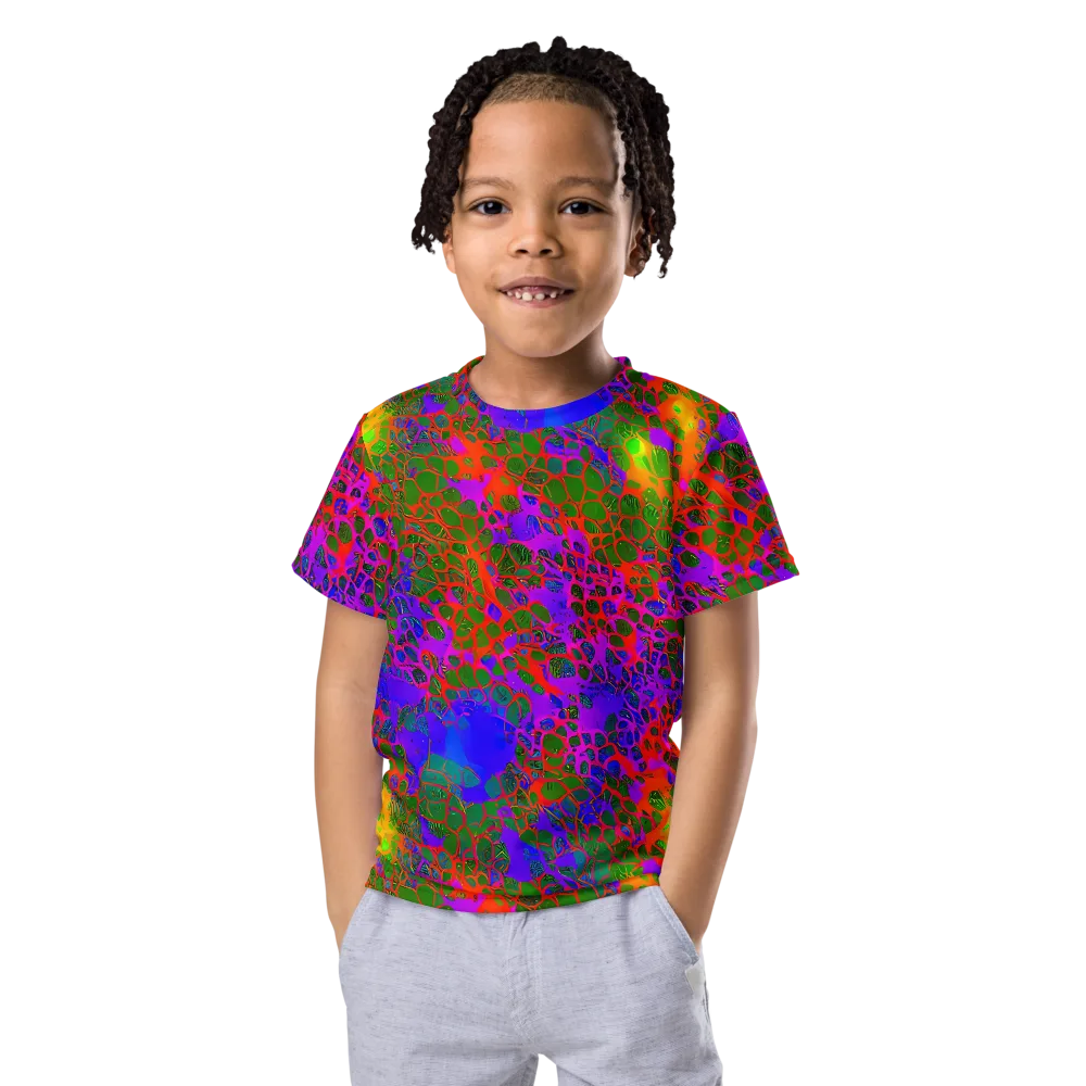 Acid Canopy on Kids Crew Neck T-Shirt — Front