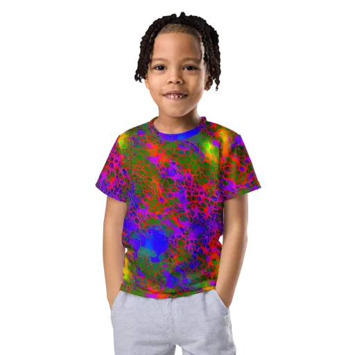 Acid Canopy on a Kids Crew Neck T-Shirt