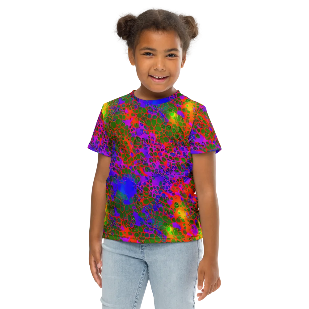 Acid Canopy on Kids Crew Neck T-Shirt — Front
