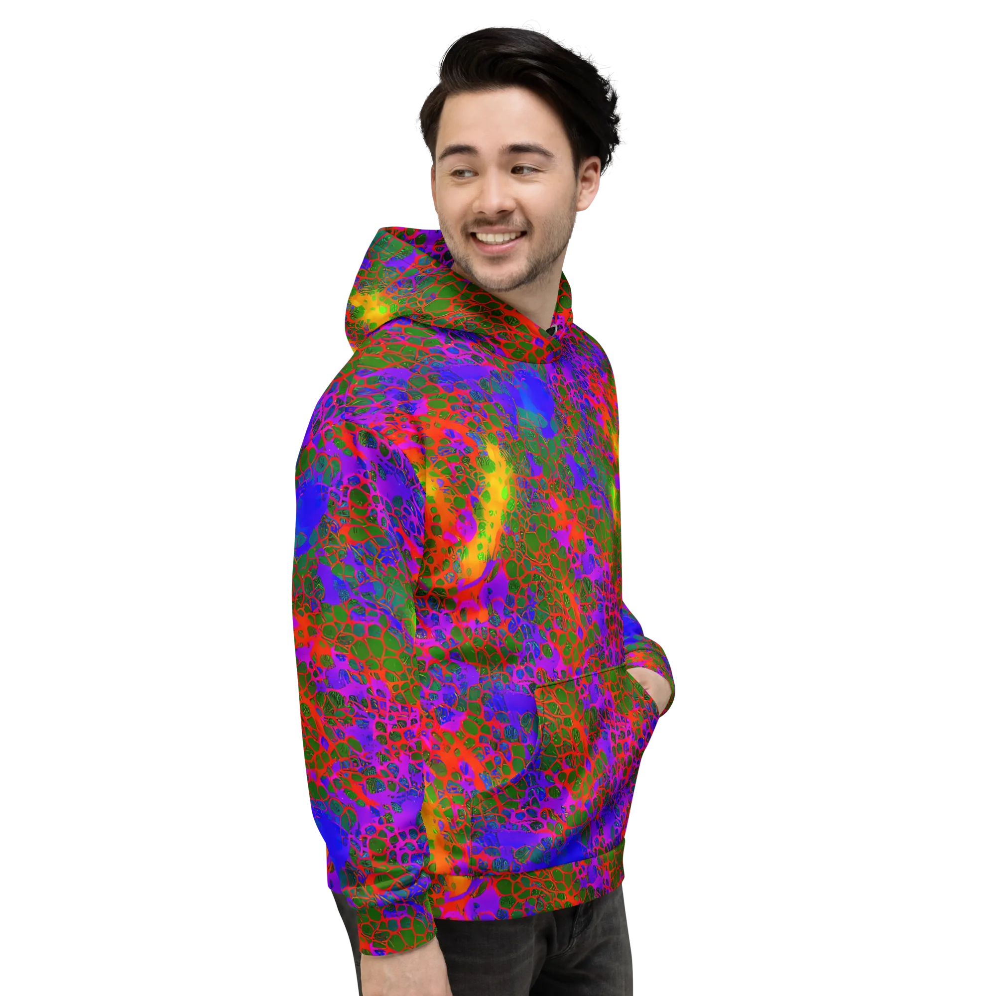 Acid Canopy on Hoodie — Right