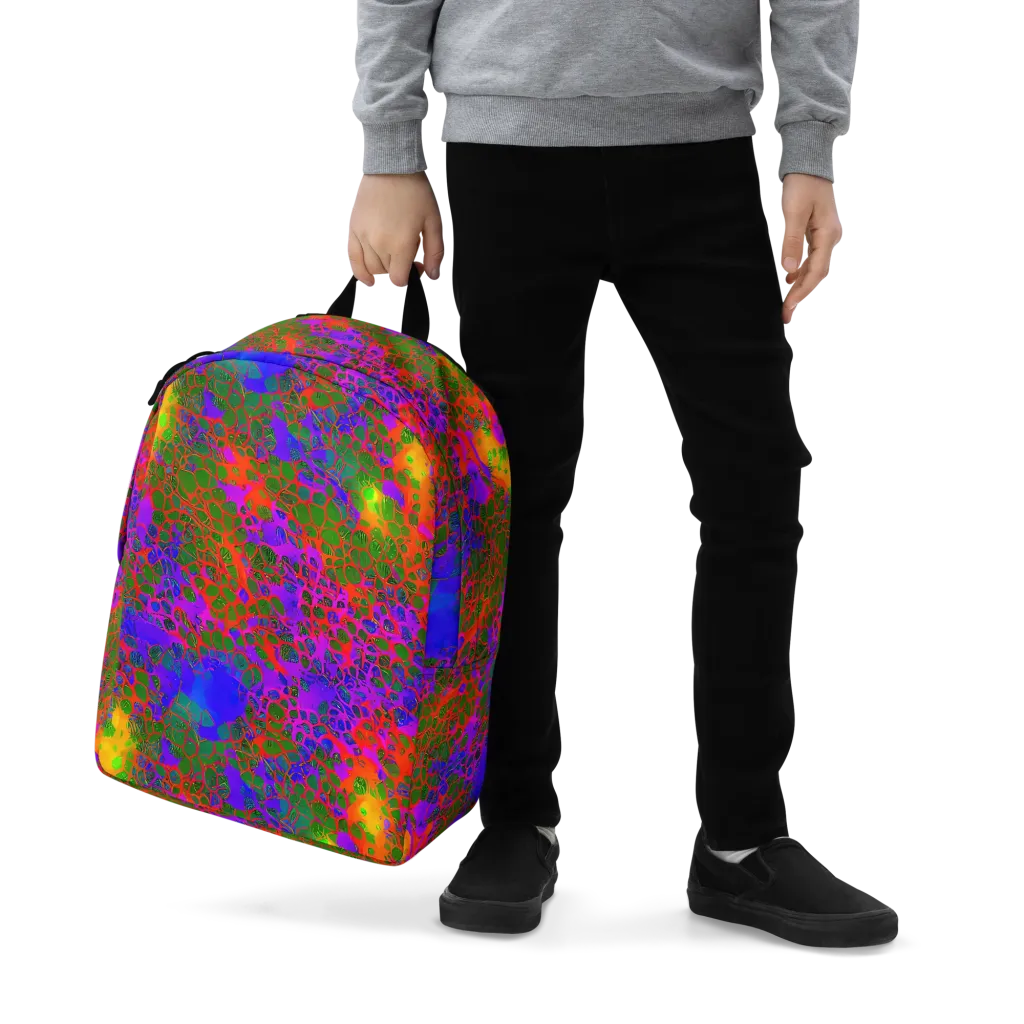 Acid Canopy on Minimalist Backpack — Zoomed-in