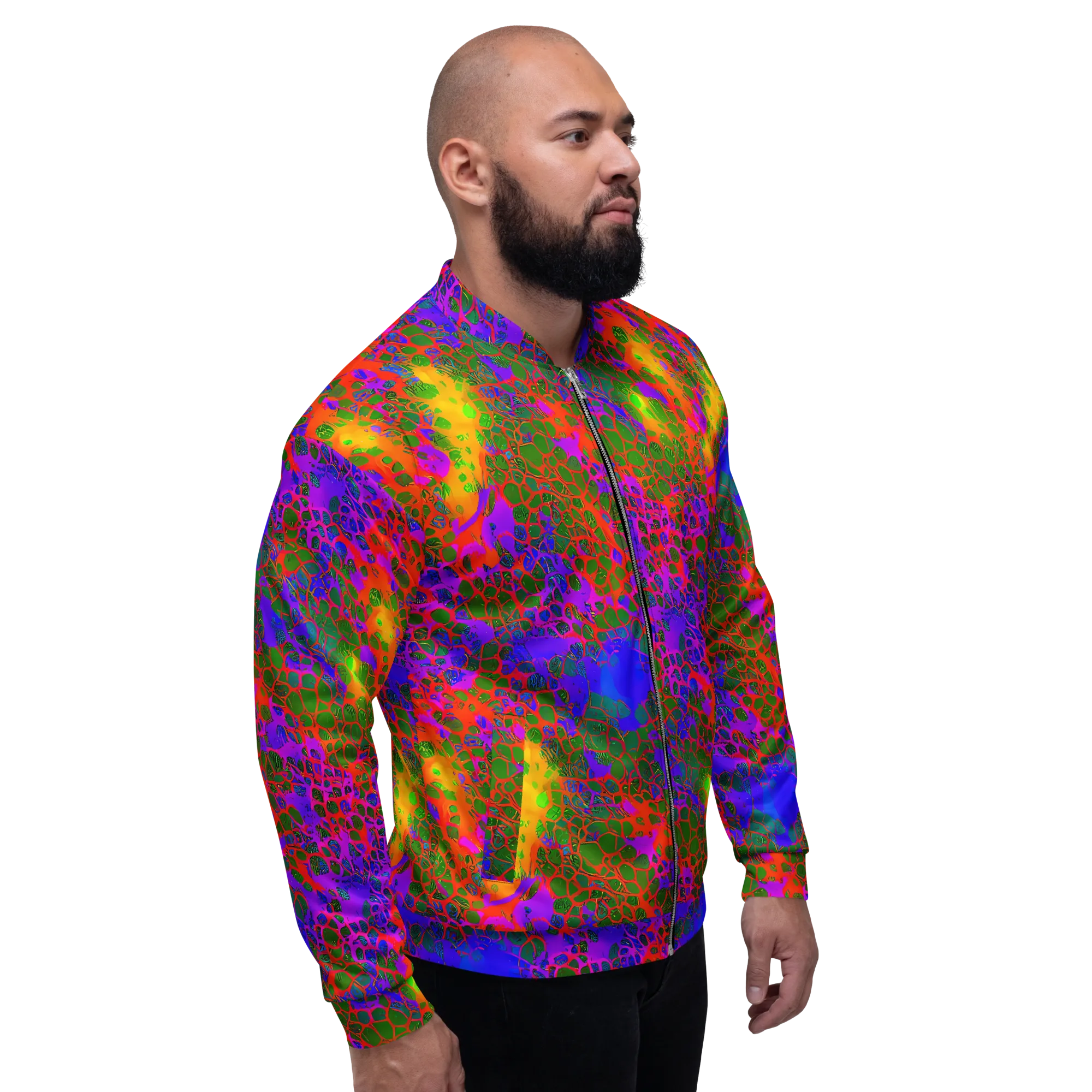 Acid Canopy on Bomber Jacket — Right