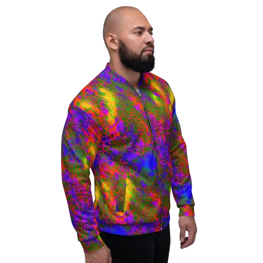 Acid Canopy on a Bomber Jacket