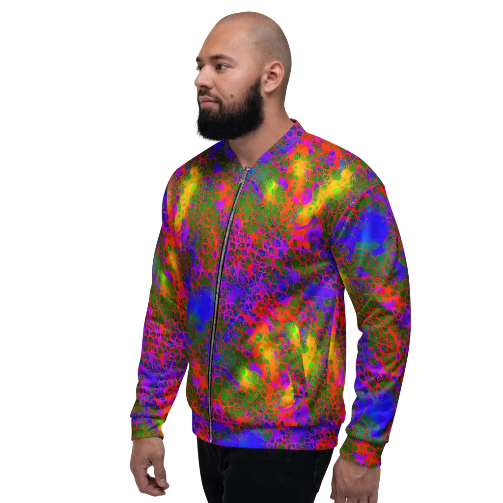 Acid Canopy on Bomber Jacket — Left