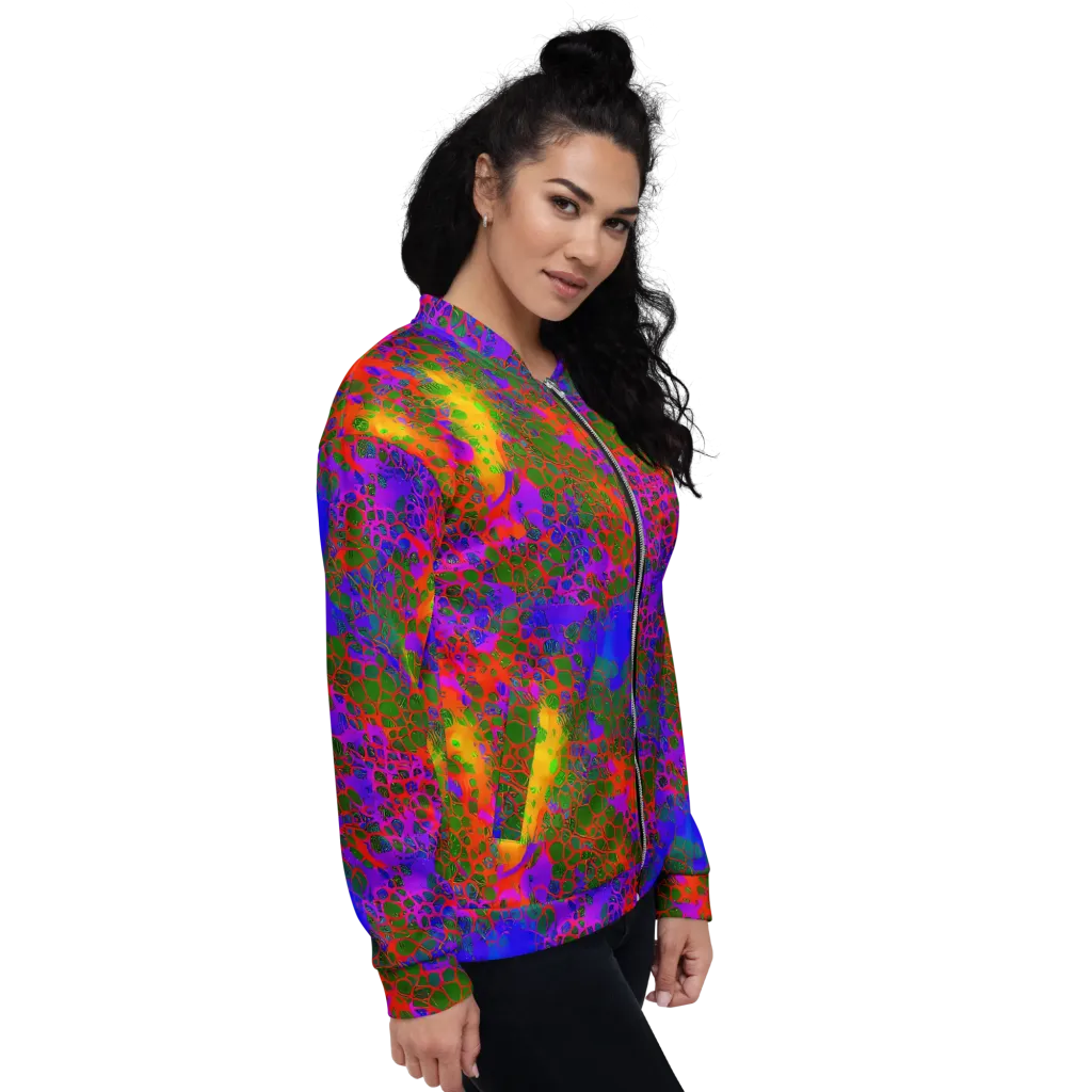 Acid Canopy on Bomber Jacket — Right