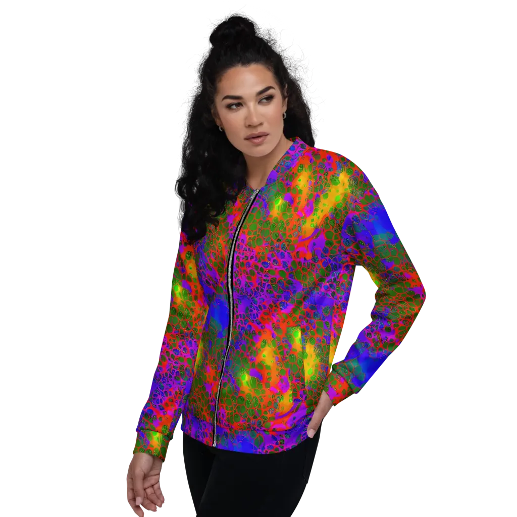 Acid Canopy on Bomber Jacket — Left