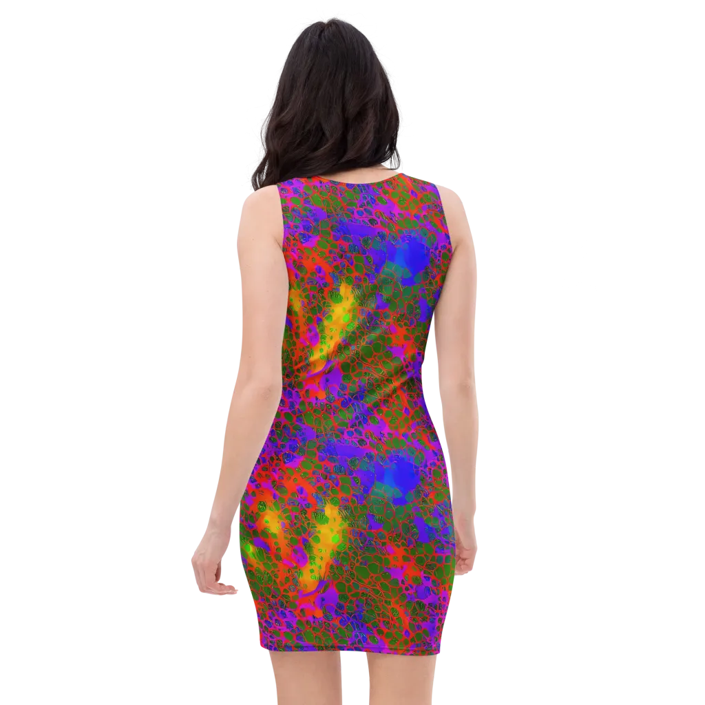 Acid Canopy on Bodycon Dress — Back