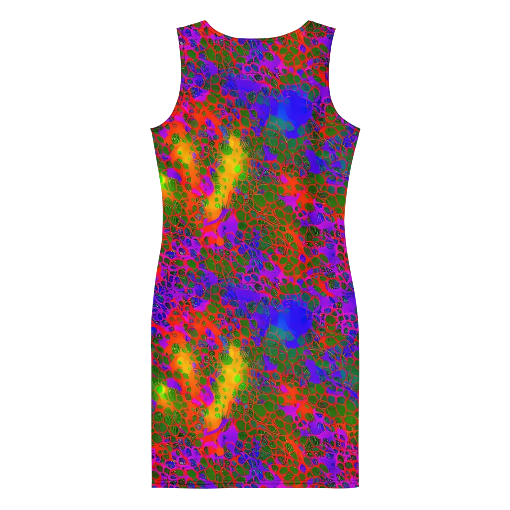 Acid Canopy on Bodycon Dress — Back
