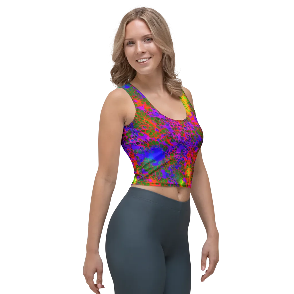 Acid Canopy on Crop Top — Right Front