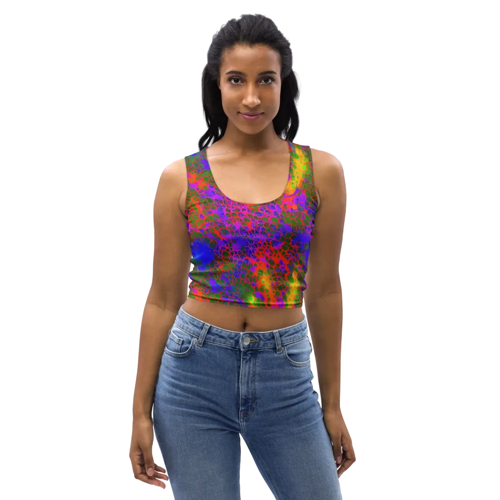 Acid Canopy on Crop Top — Front