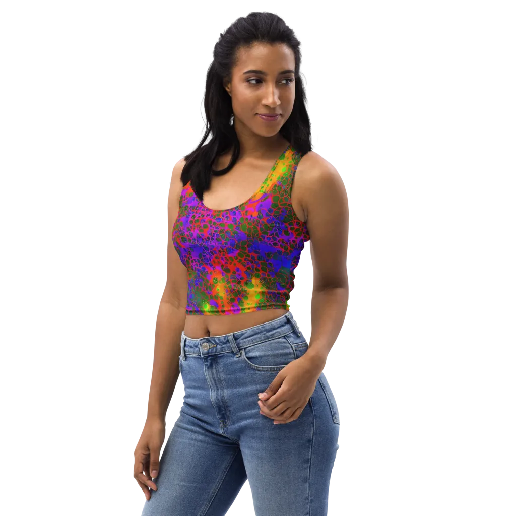 Acid Canopy on Crop Top — Left Front