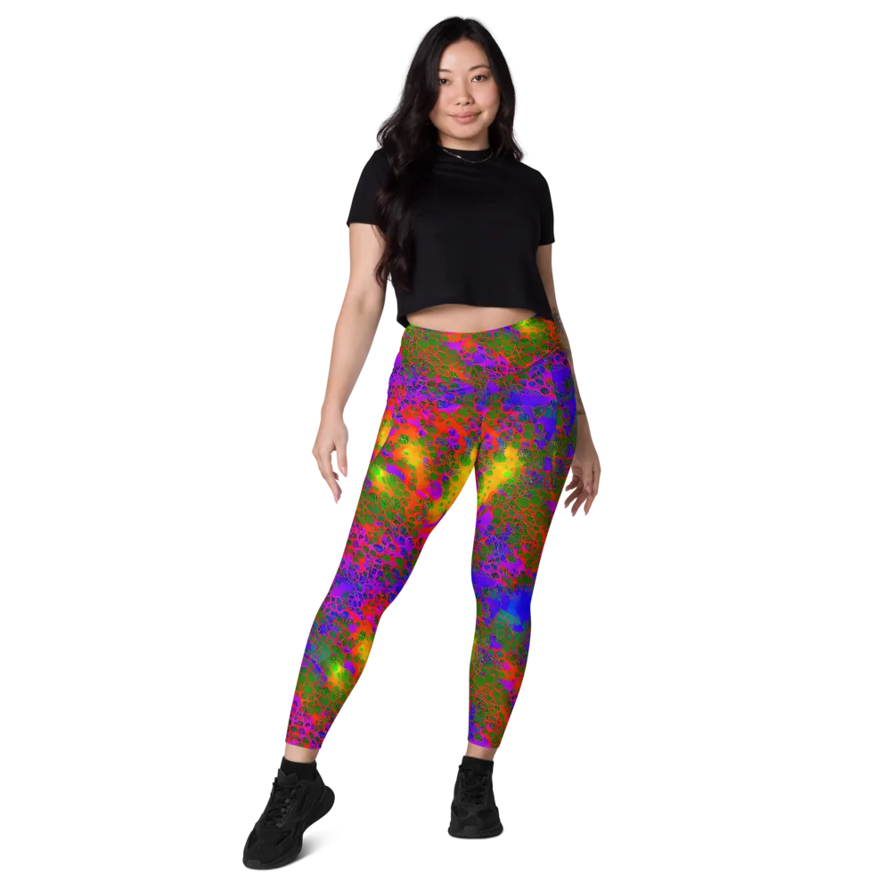 Acid Canopy on Leggings with Pockets — Front
