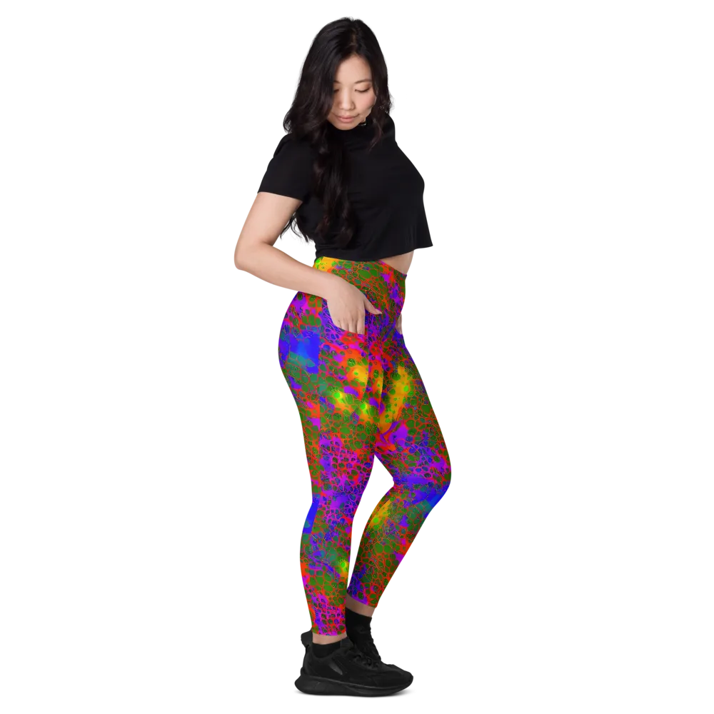 Acid Canopy on Leggings with Pockets — Right