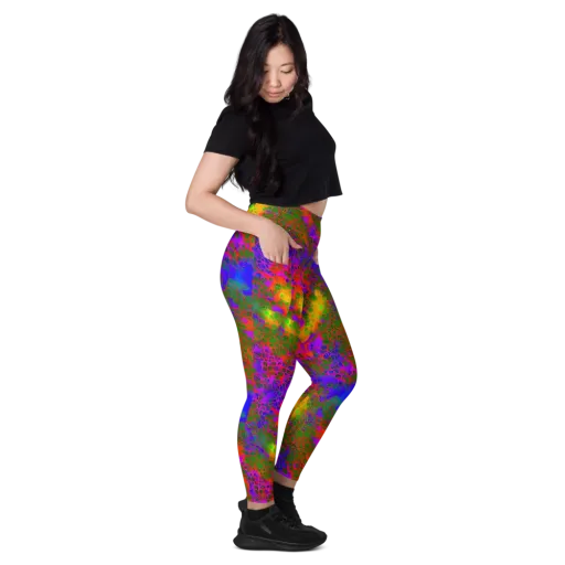 Acid Canopy on a Leggings with Pockets