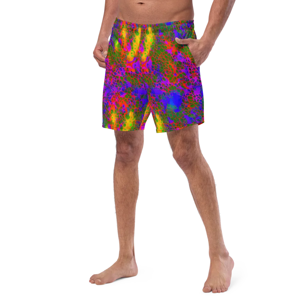 Acid Canopy on Swim Trunks — Left Front