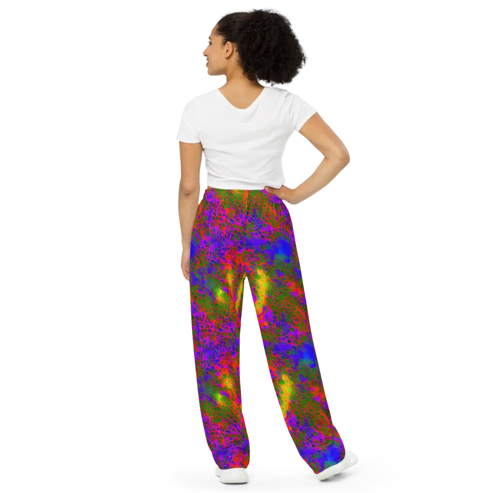 Acid Canopy on Wide-Leg Pants — Back