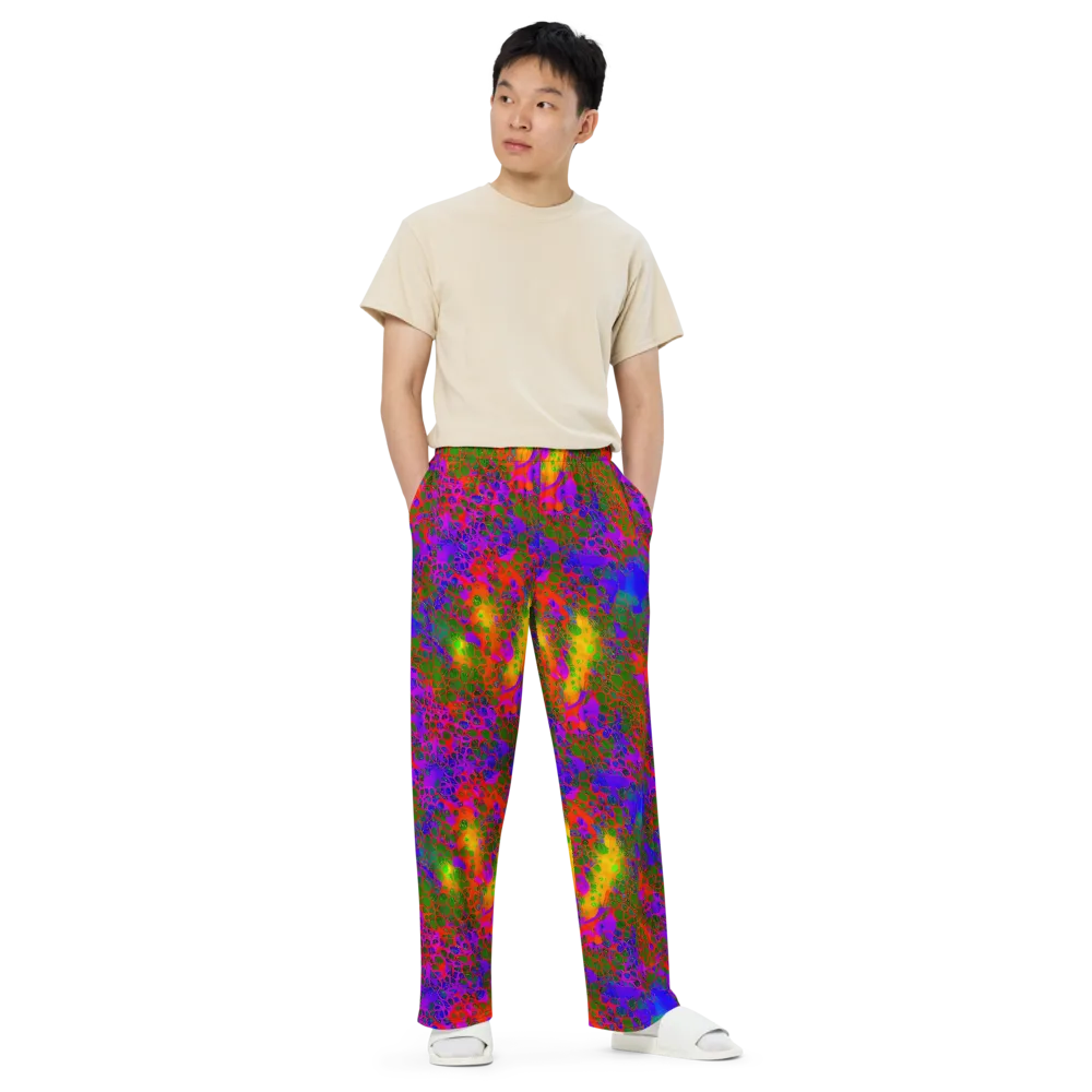 Acid Canopy on Wide-Leg Pants — Front