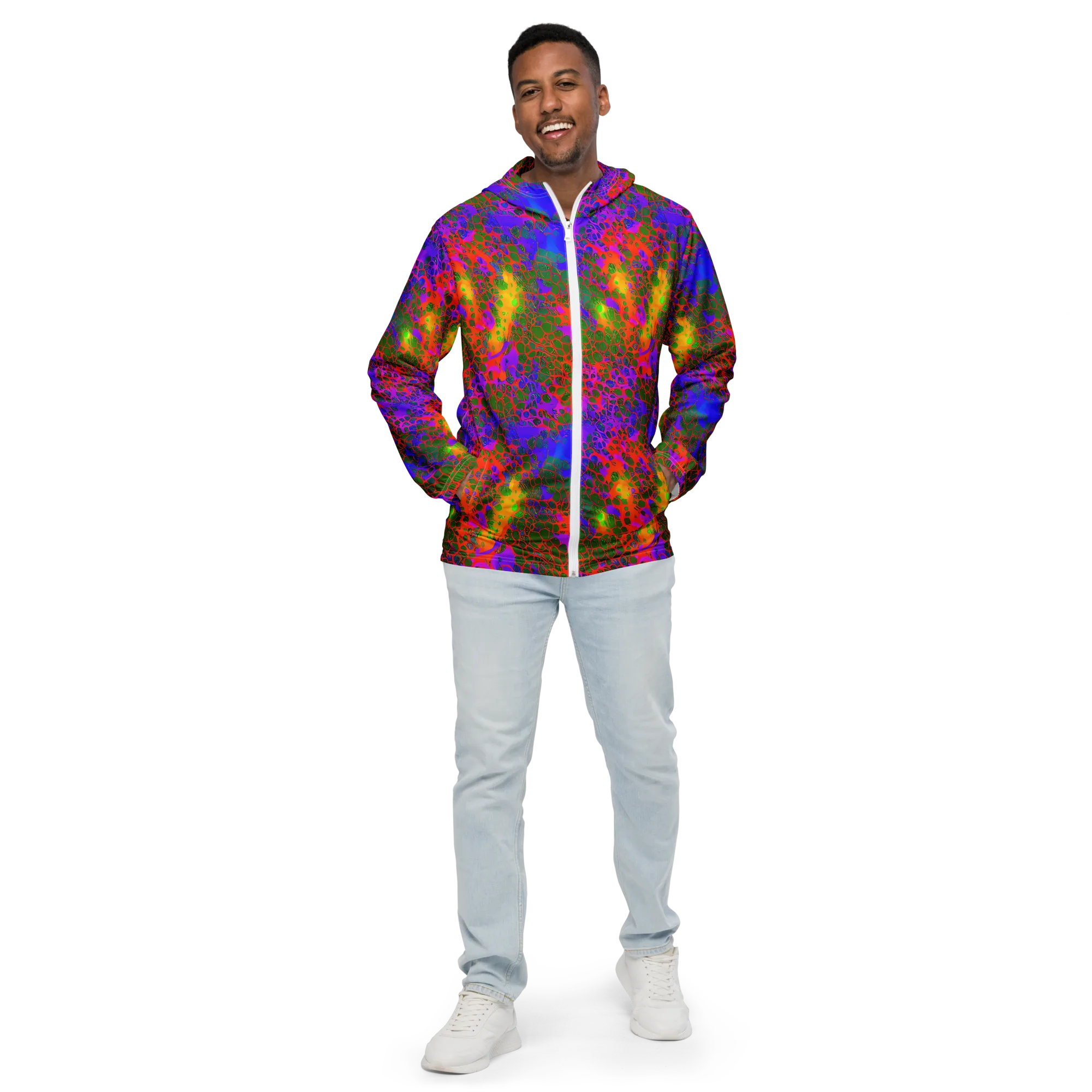 Acid Canopy on Men's Windbreaker — Front
