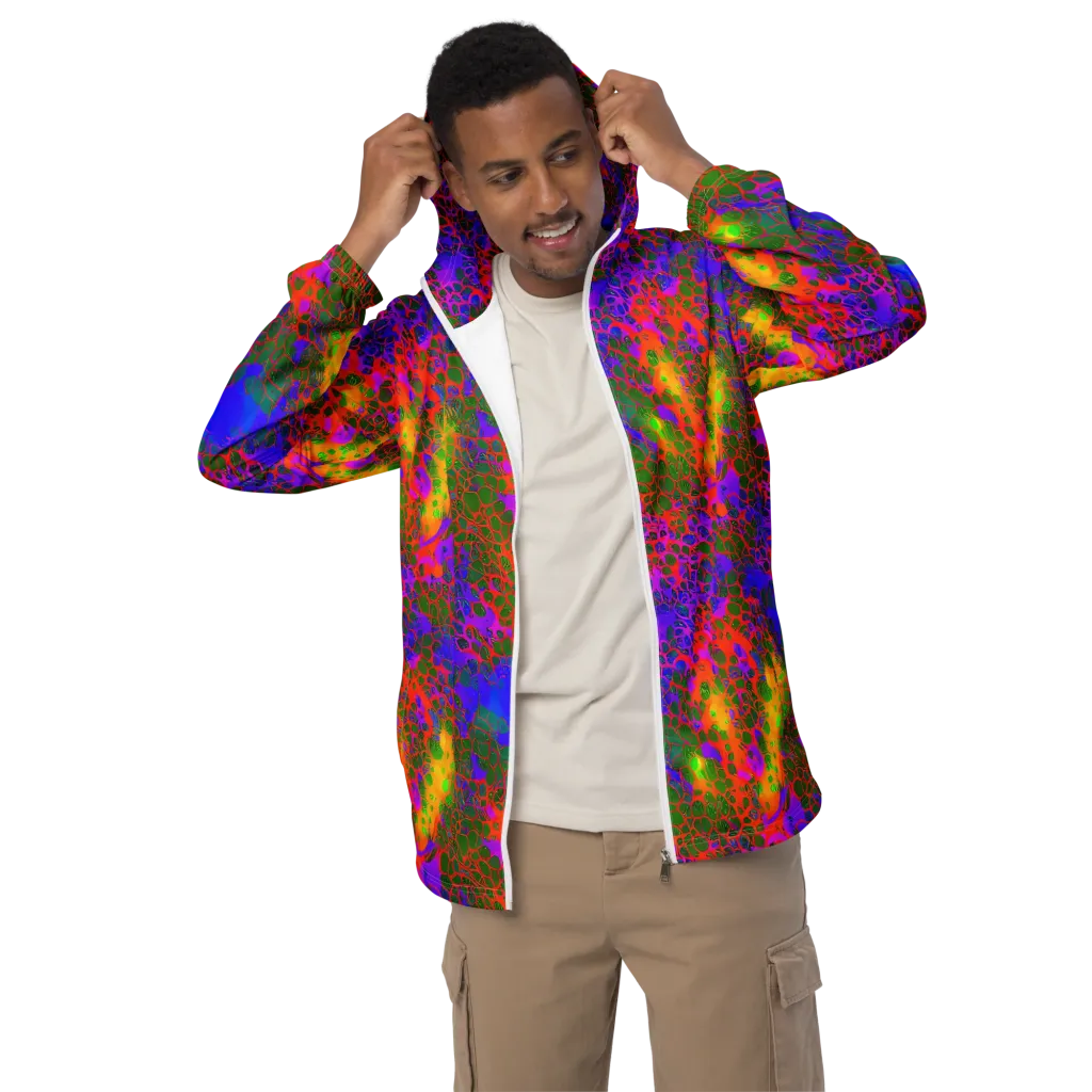 Acid Canopy on Men's Windbreaker — Front