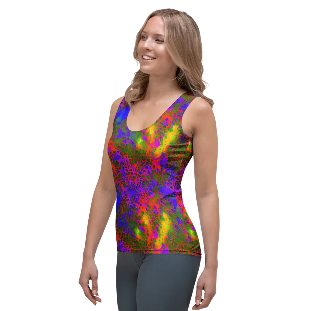 Acid Canopy on Women's Tank Top — Left Front