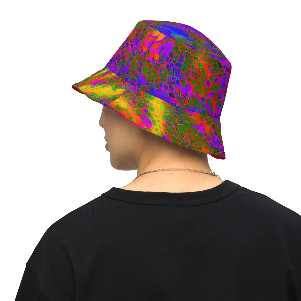 Acid Canopy on Reversible Bucket Hat — Back Inside