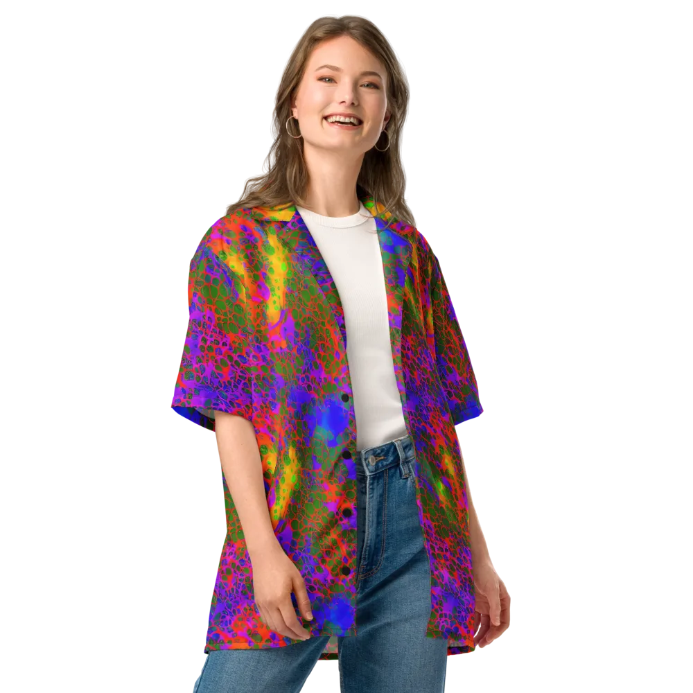 Acid Canopy on Button Shirt — Front