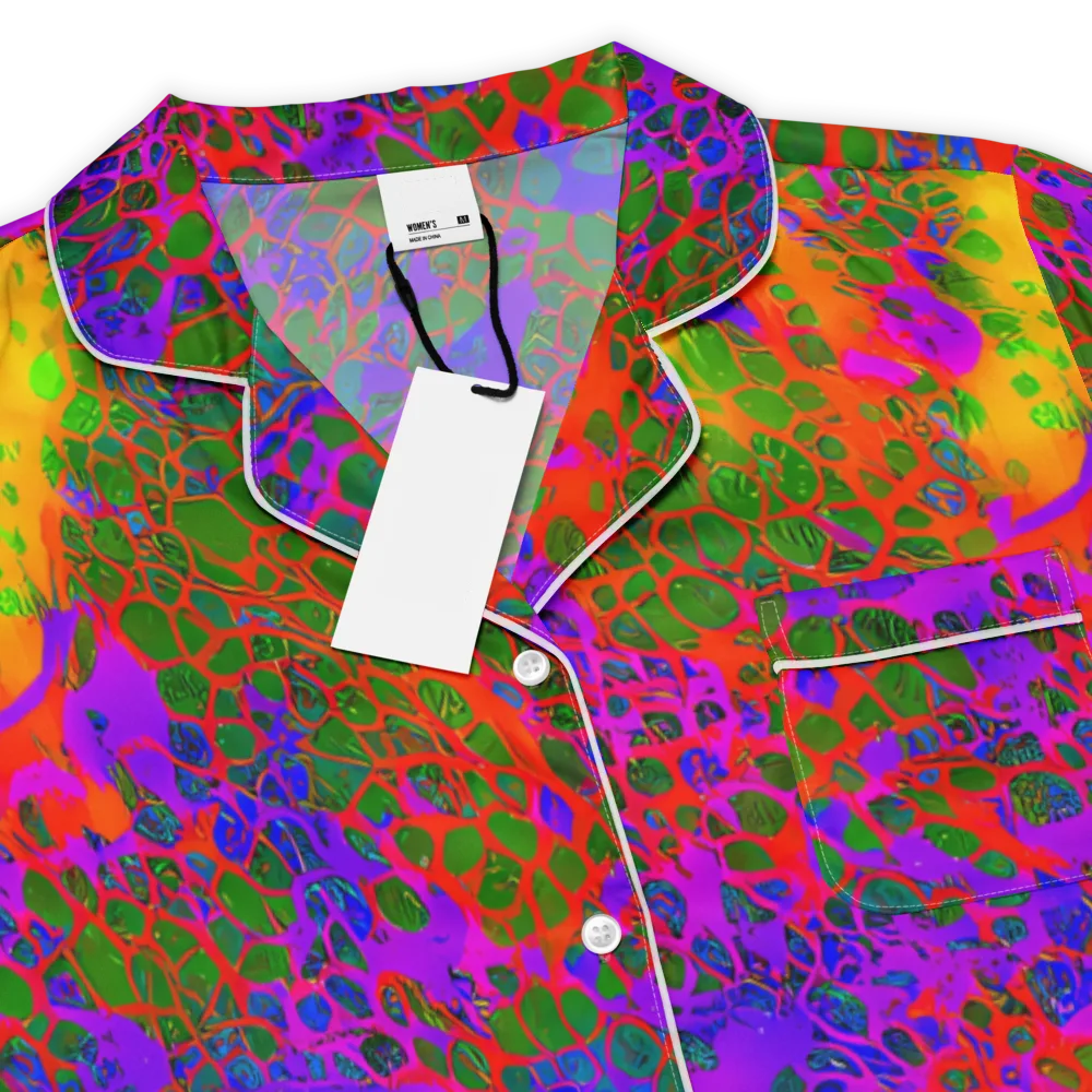Acid Canopy on Women's Short Sleeve Pajama Top — Product details