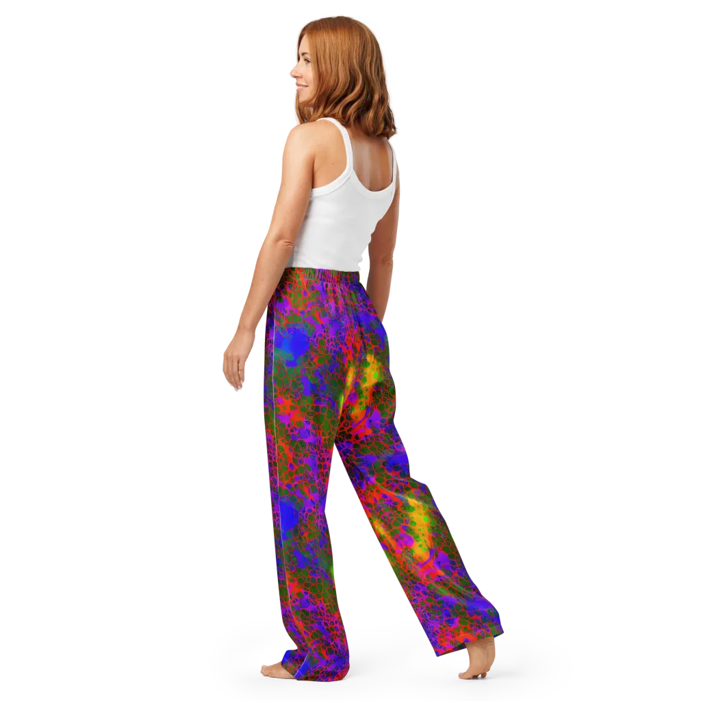 Acid Canopy on Women's Pajama Pants — Back