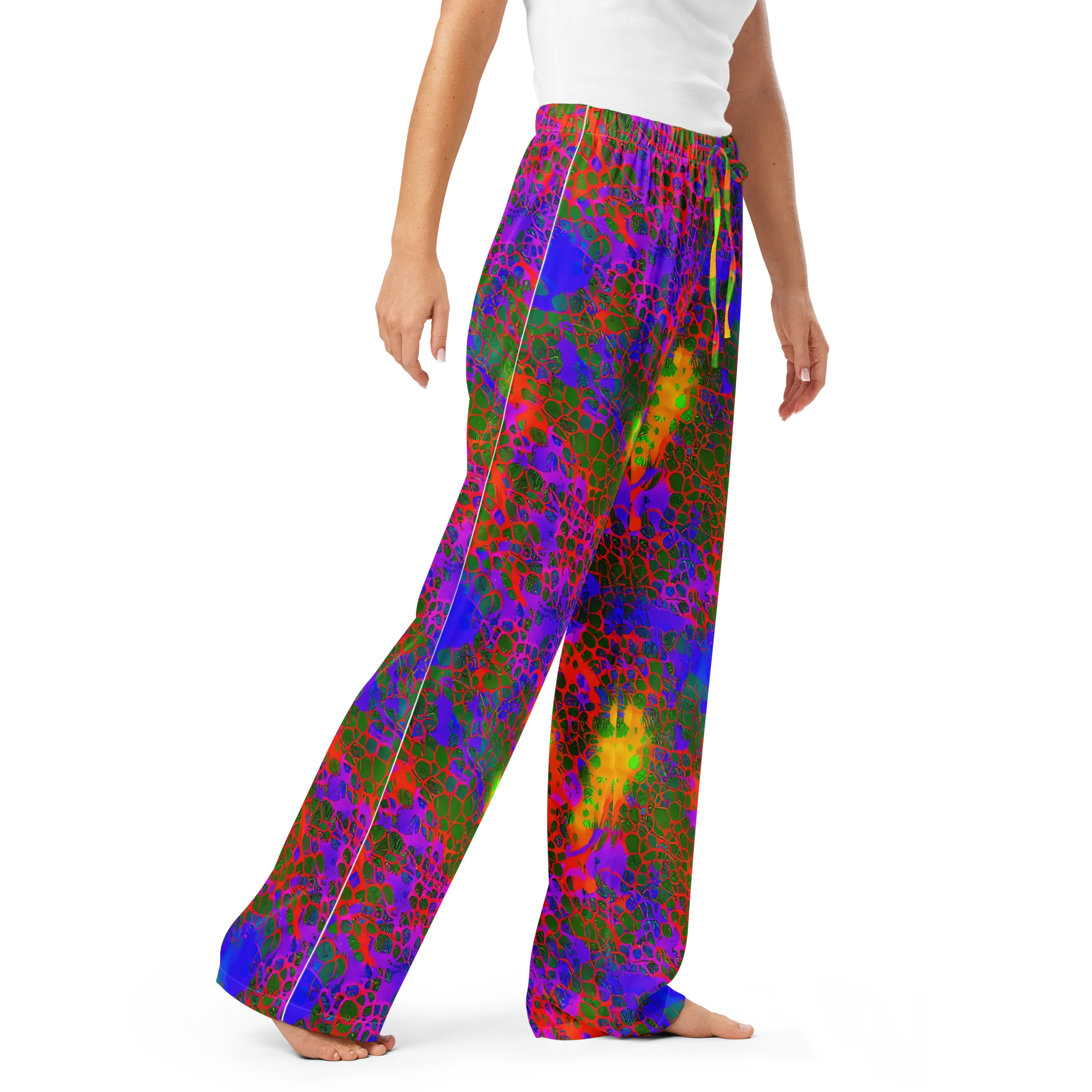 Acid Canopy on Women's Pajama Pants — Right Front