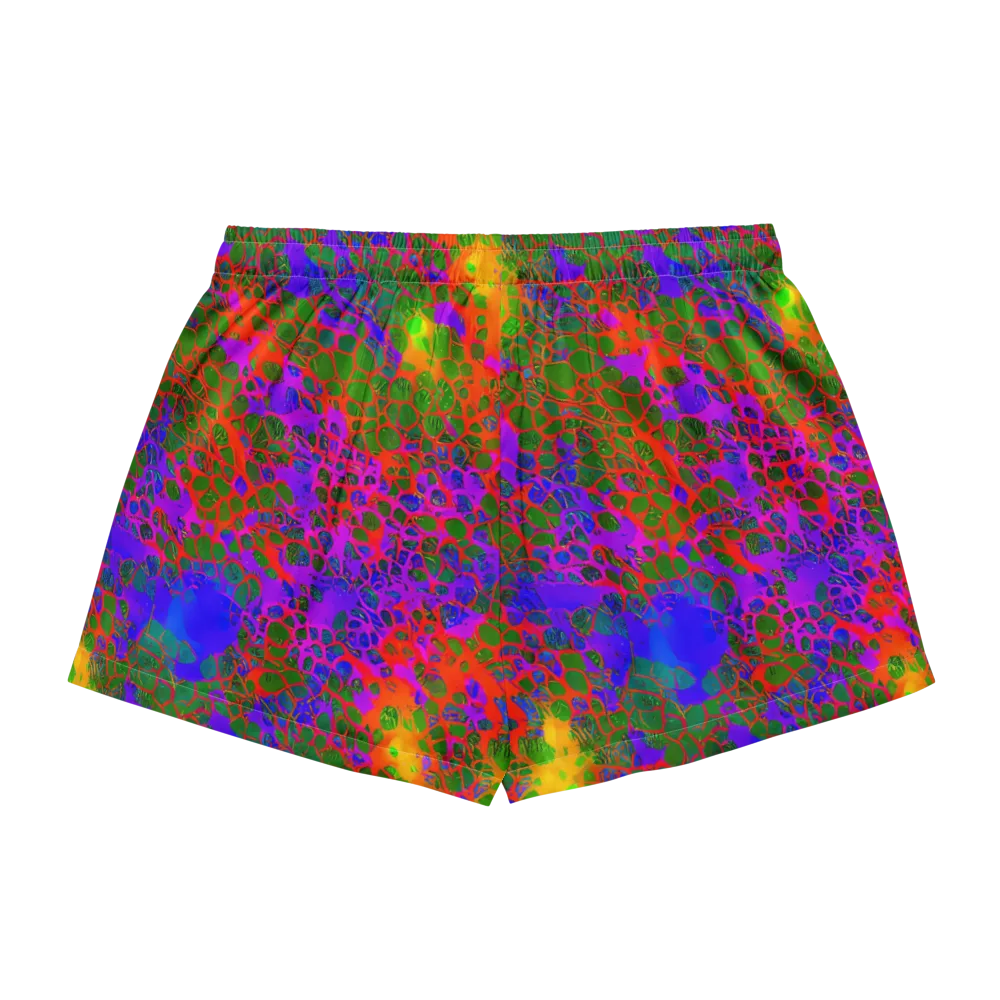 Acid Canopy on Women's Pajama Shorts — Back