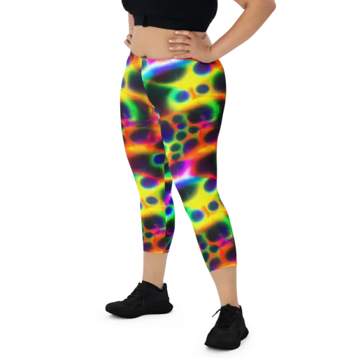 Lucid Voltage on a Capri Leggings