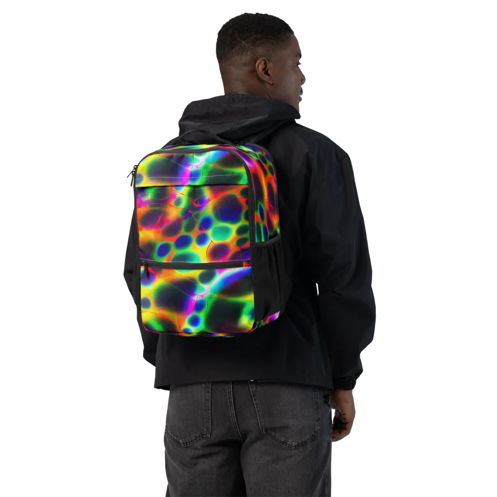 Lucid Voltage on Utility Backpack — Back