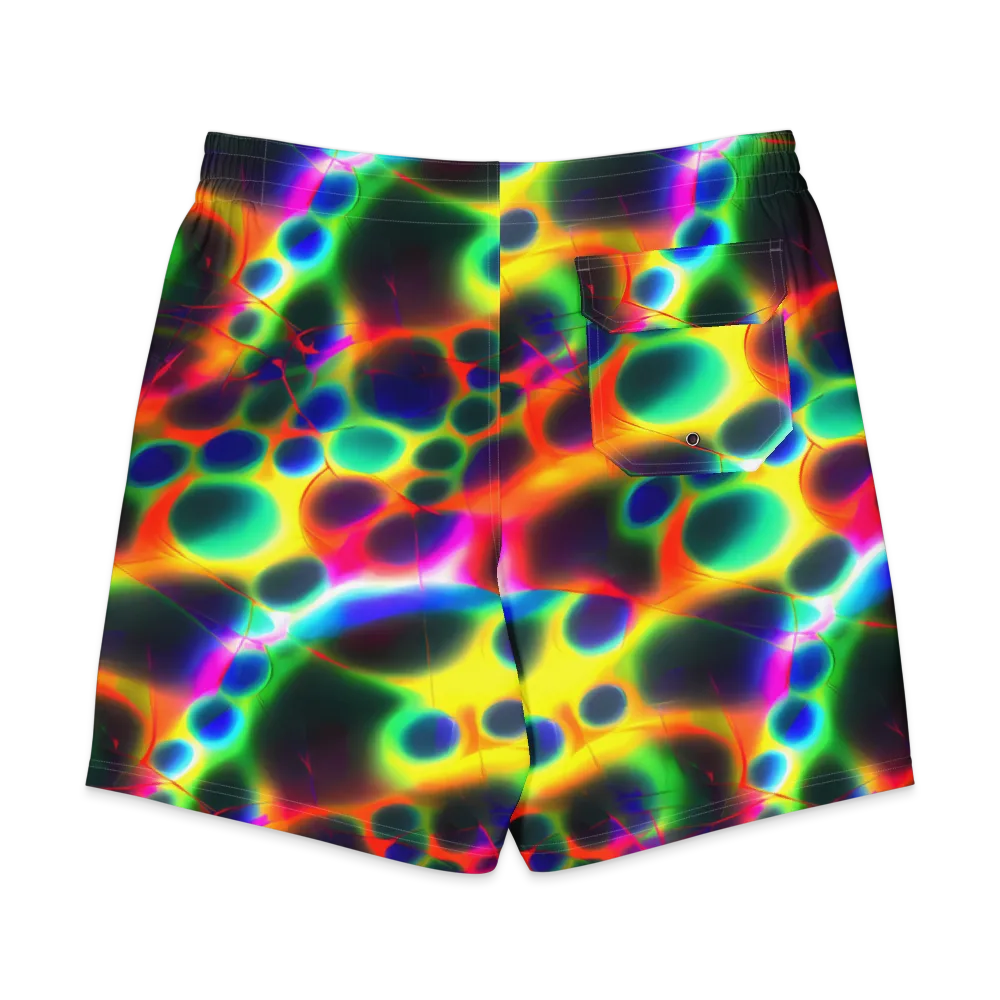 Lucid Voltage on Men's Board Shorts — Back