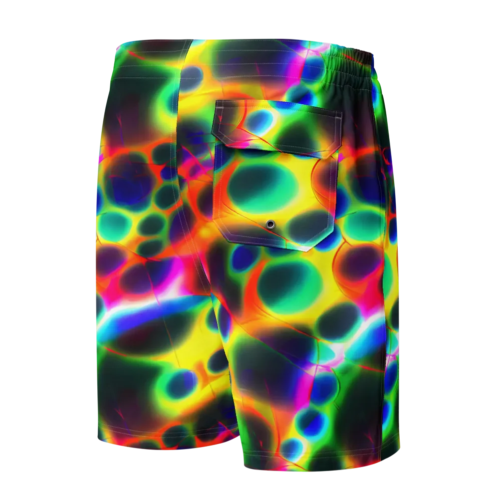 Lucid Voltage on Men's Board Shorts — Back