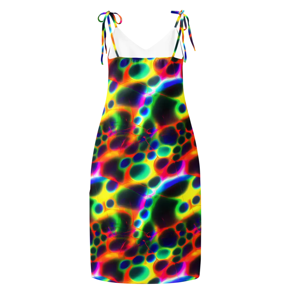 Lucid Voltage on Slip Dress — Back