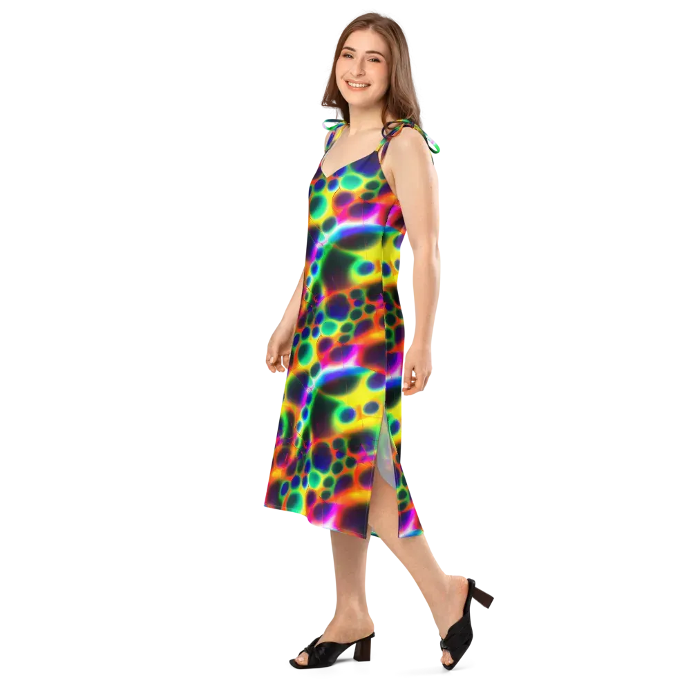 Lucid Voltage on Slip Dress — Left Front