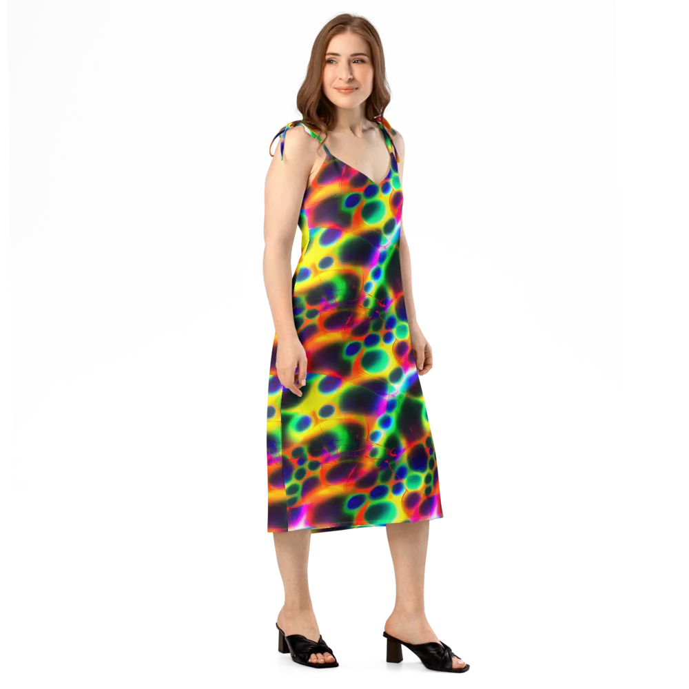 Lucid Voltage on Slip Dress — Right Front