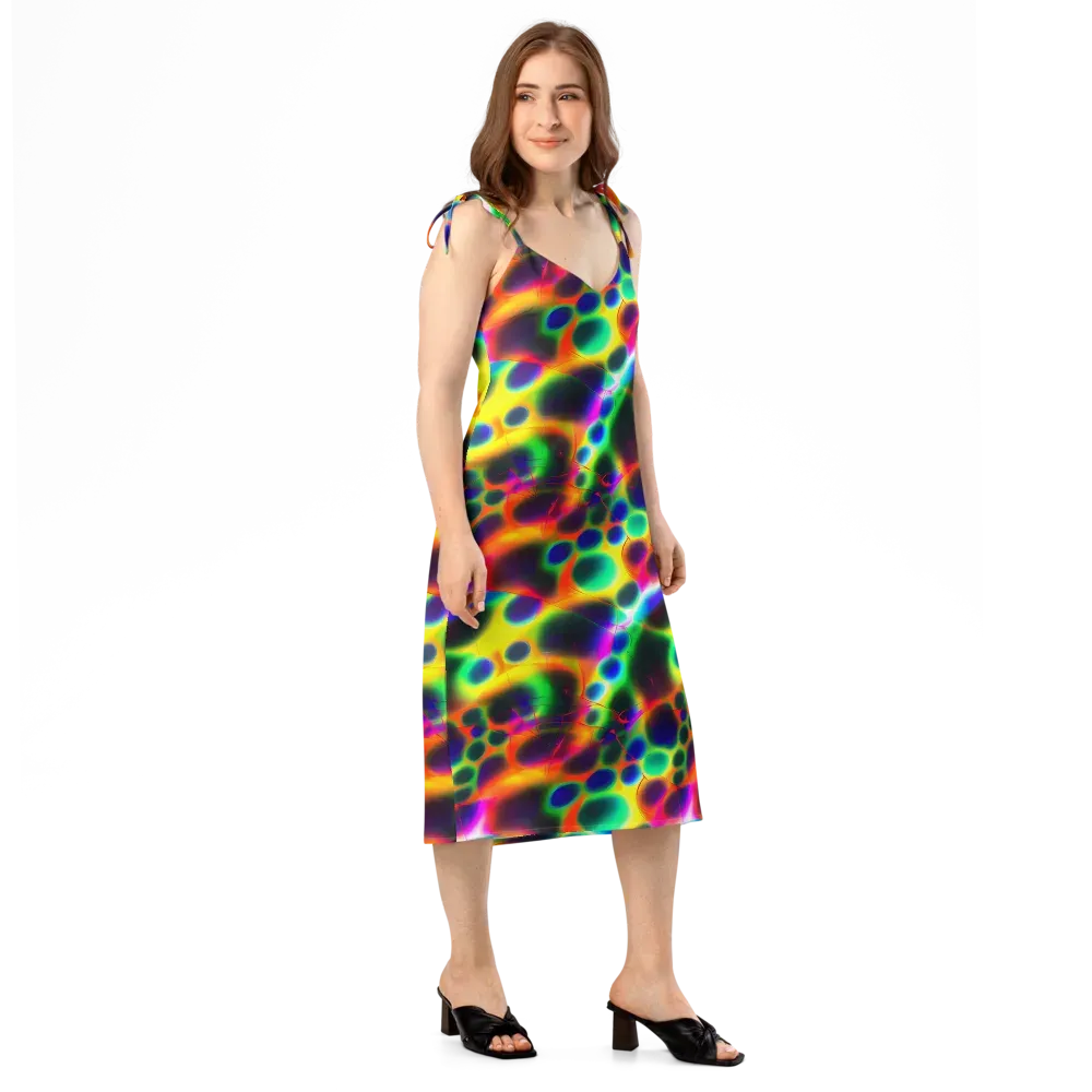 Lucid Voltage on Slip Dress — Right Front
