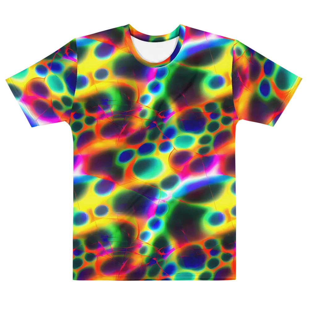 Lucid Voltage on Men's Cotton Crew Neck T-Shirt — Front