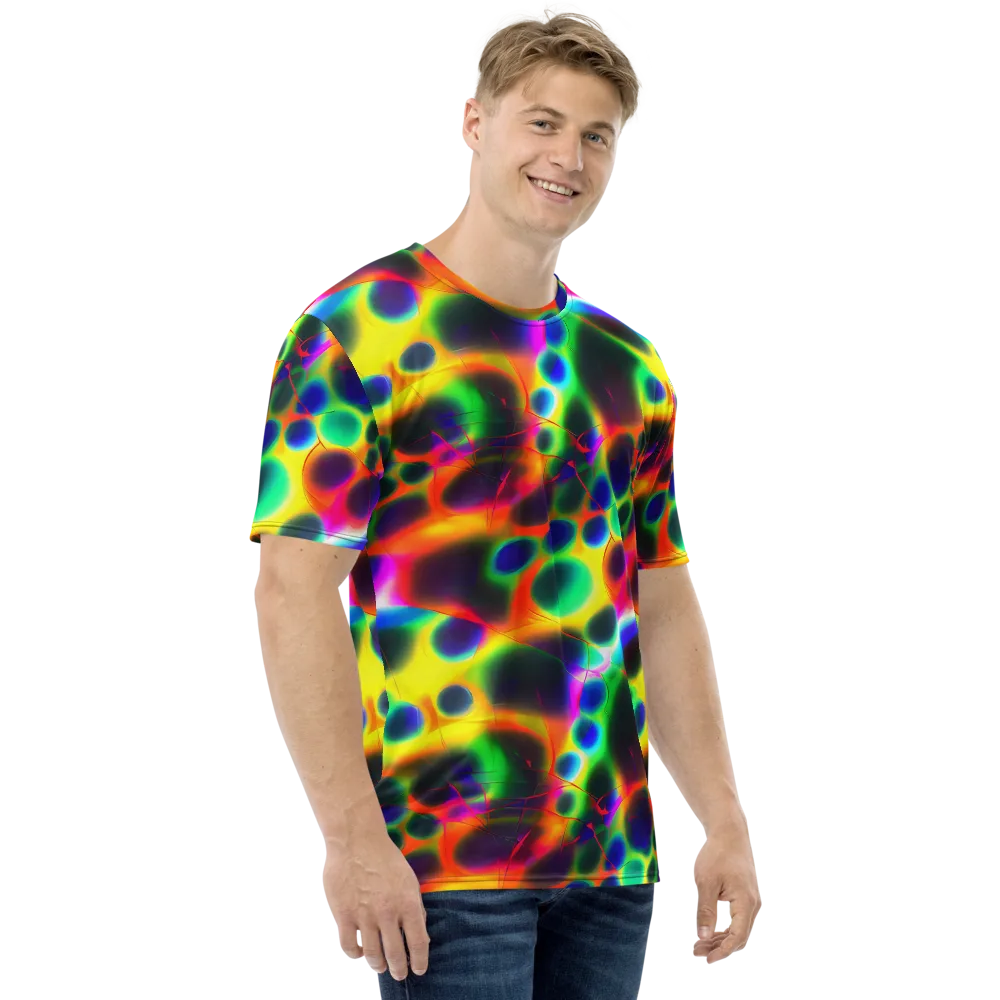 Lucid Voltage on Men's Crew Neck T-Shirt — Right