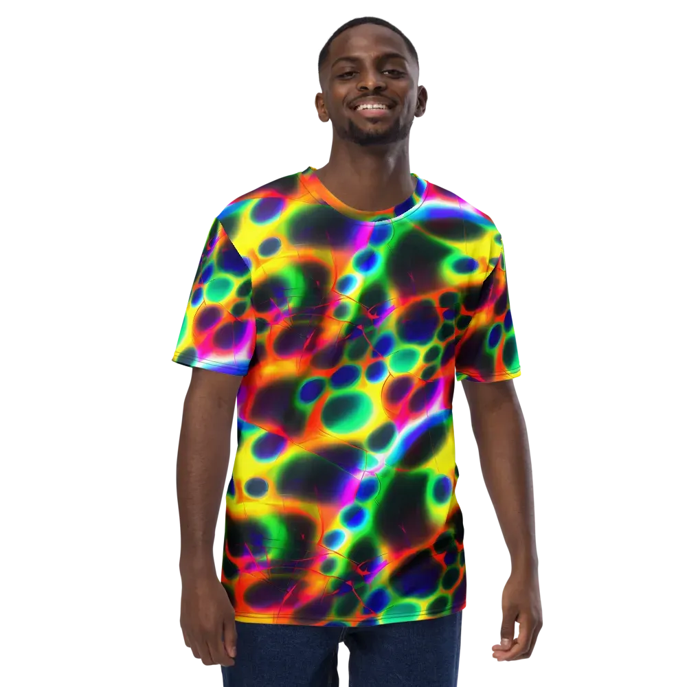 Lucid Voltage on Men's Crew Neck T-Shirt — Front