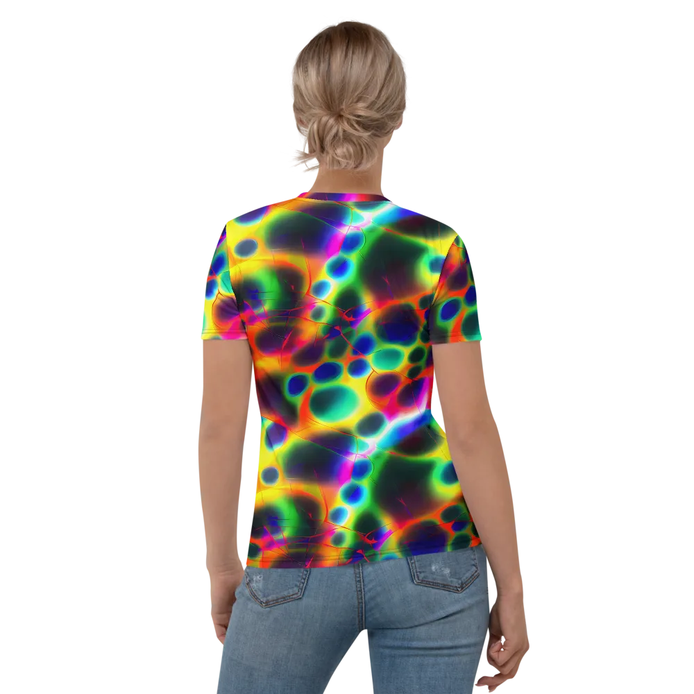 Lucid Voltage on Women's Crew Neck T-Shirt — Back