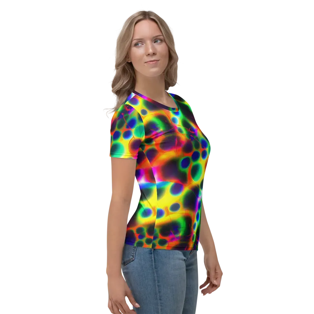 Lucid Voltage on Women's Crew Neck T-Shirt — Right